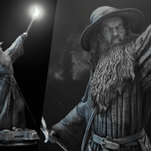 Gandalf Escultura / Modelo a escala de resina para armar y pintar o lista para coleccionar