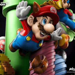 Super Mario Bros Escultura / Modelo a escala de resina para armar y pintar o lista para coleccionar