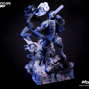 Jean Grey and Cyclops Diorama / Modelo a escala de resina para armar y pintar o lista para coleccionar