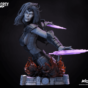 Jean Grey Busto / Modelo a escala de resina para armar y pintar o lista para coleccionar