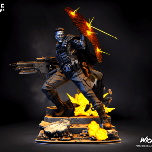 Cable Escultura / Modelo a escala de resina para armar y pintar o lista para coleccionar