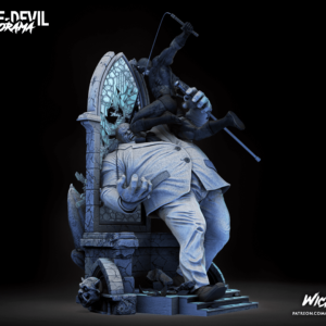 Daredevil & Kingpin Diorama / Modelo a escala de resina para armar y pintar o lista para coleccionar