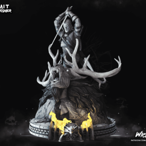 Geralt Escultura / Modelo a escala de resina para armar y pintar o lista para coleccionar