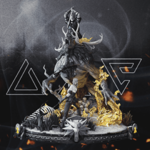 The Witcher Geralt and Ciri Diorama / Modelo a escala de resina para armar y pintar o lista para coleccionar