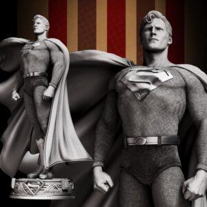 Superman 1978 Escultura / Modelo a escala de resina para armar y pintar o lista para coleccionar