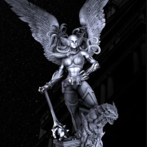 Hawkgirl Escultura / Modelo a escala de resina para armar y pintar o lista para coleccionar