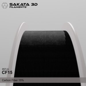 PETG CF15 NEGRO SAKATA 3D 1,75 mm